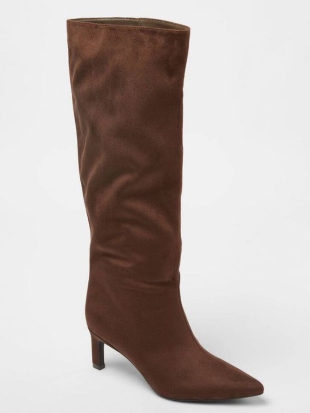 A New Day Justice Brown Faux Suede Pointed Toe Kitten Heel
Boots Women's 9.5